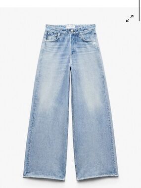 rag & bone Light Blue Wide-Leg Jeans